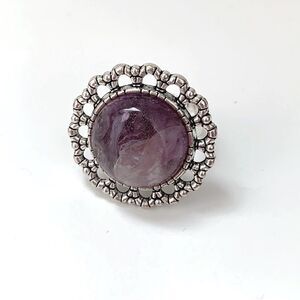💍Beautiful Amethyst Natural Stone Ring